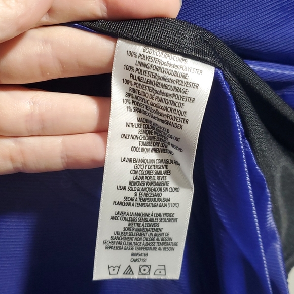 Calvin Klein Performance Vest Puffer Blue - Picture 9 of 10